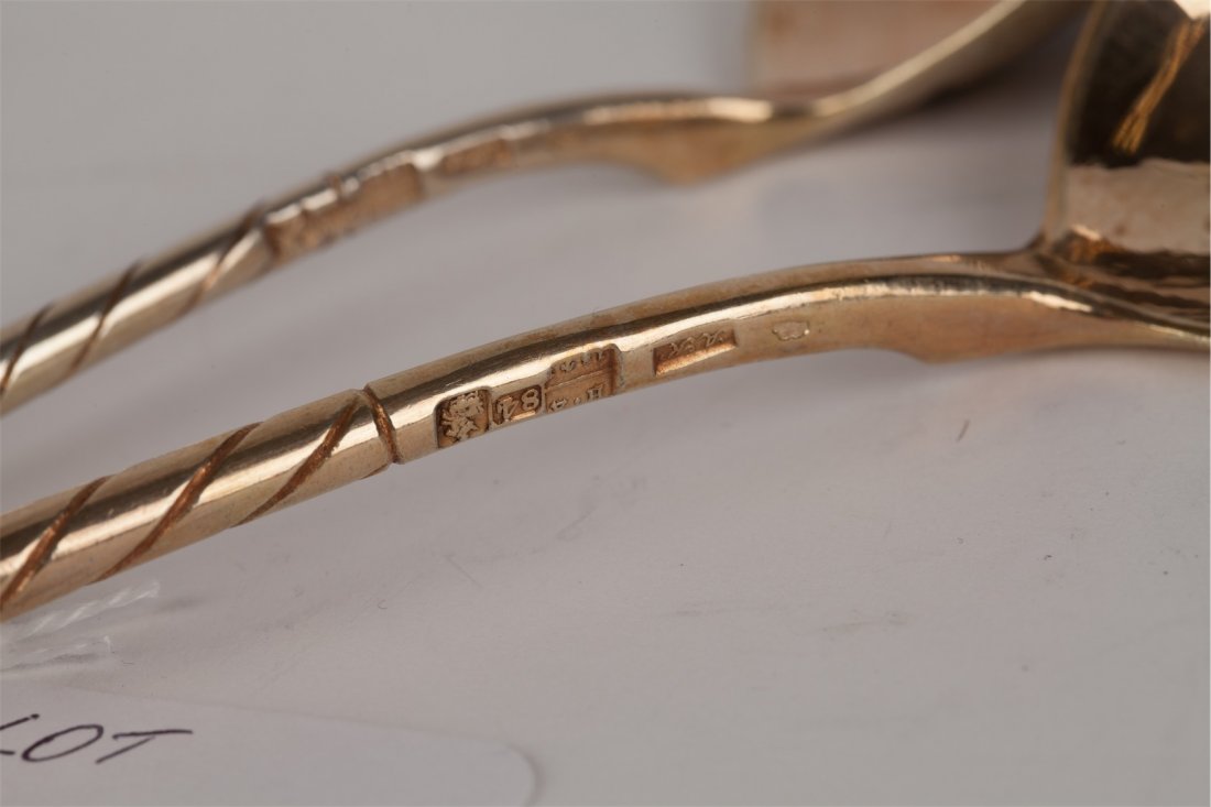 Dessert set: jam spoon and tea spoon. 1841 yr. Moscow. — image 2