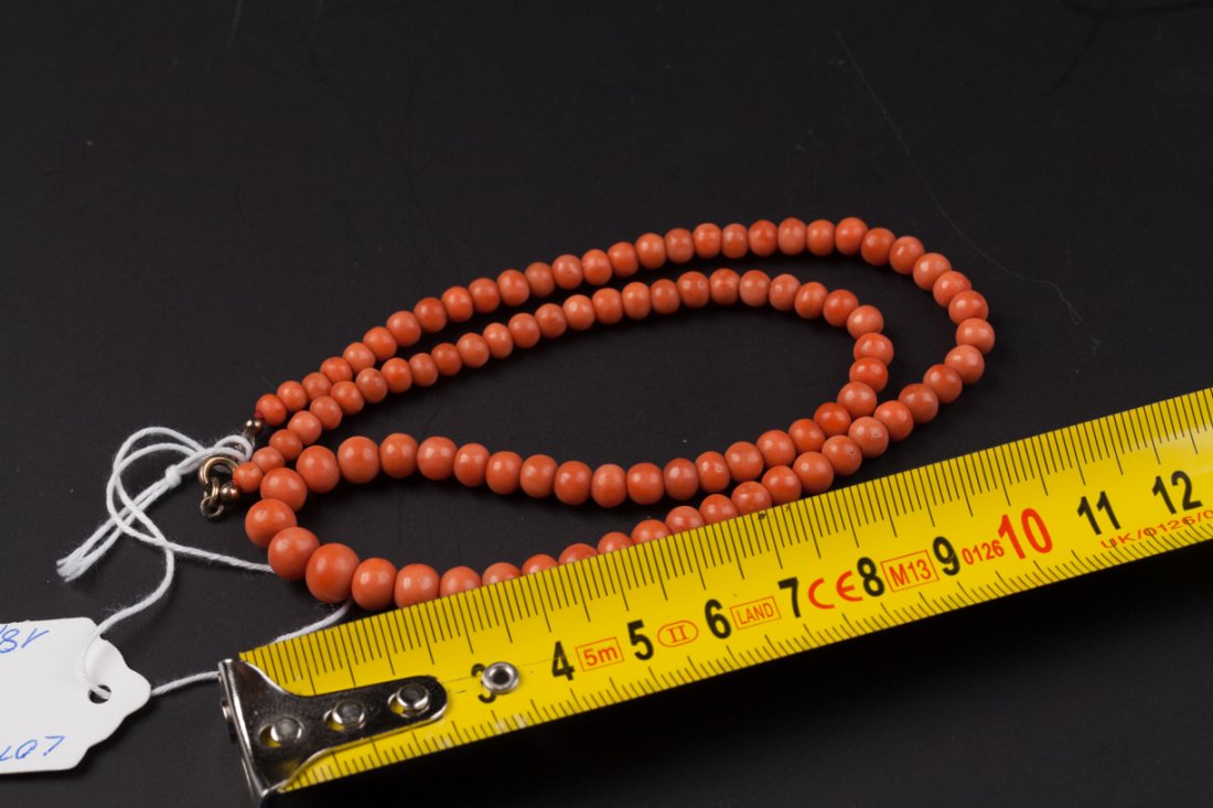 Rose coral necklace. — image 3