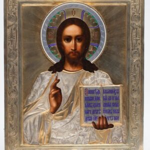 Russian Icon Christ Pantokrator by Khlebnikov — image 1