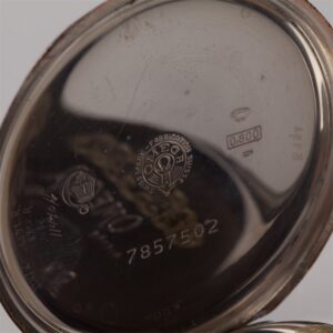 Silver pocket watch "Omega". — image 4