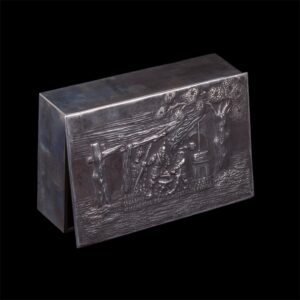 Unusual Russian cigar box with a proverb — image 1