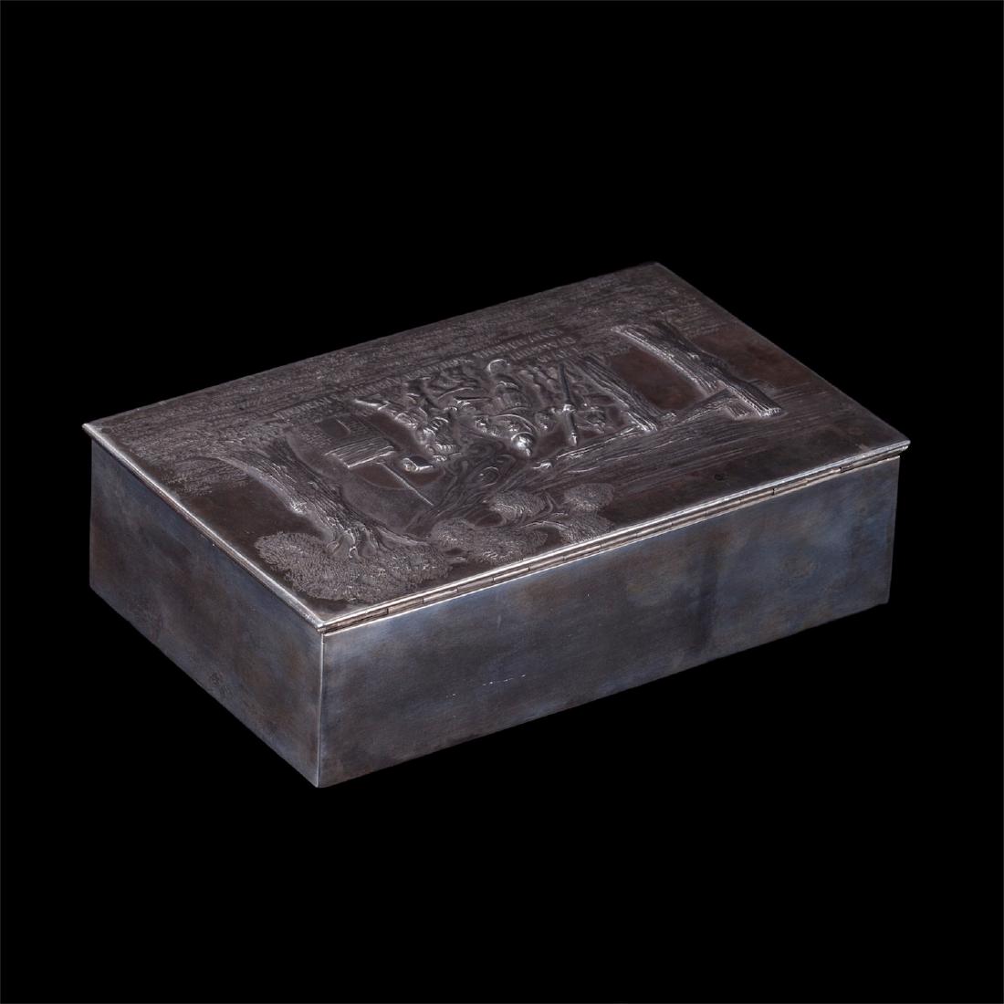 Unusual Russian cigar box with a proverb — image 2