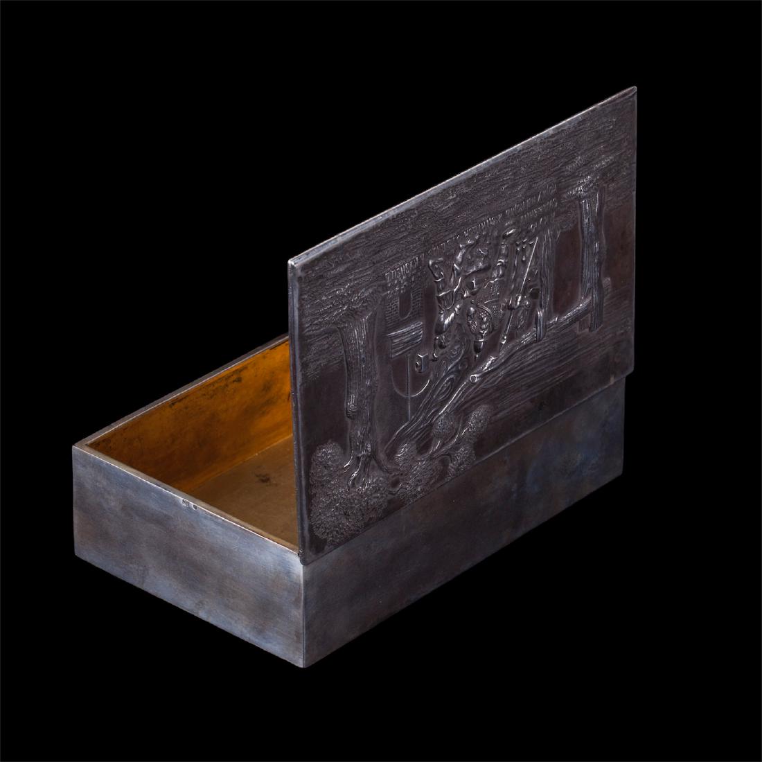 Unusual Russian cigar box with a proverb — image 3
