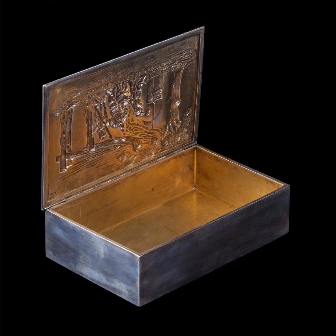 Unusual Russian cigar box with a proverb — image 4