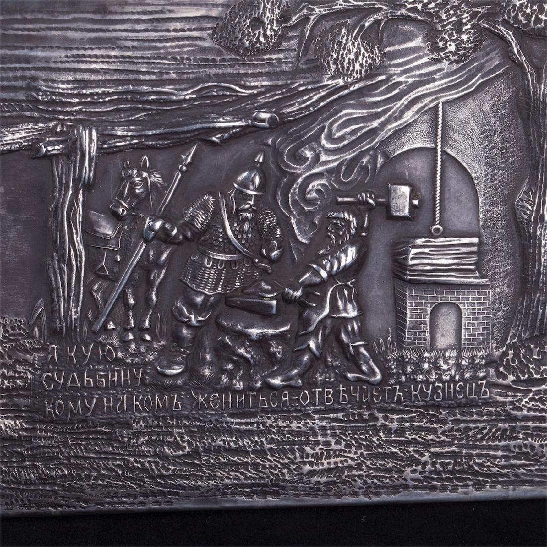 Unusual Russian cigar box with a proverb — image 6