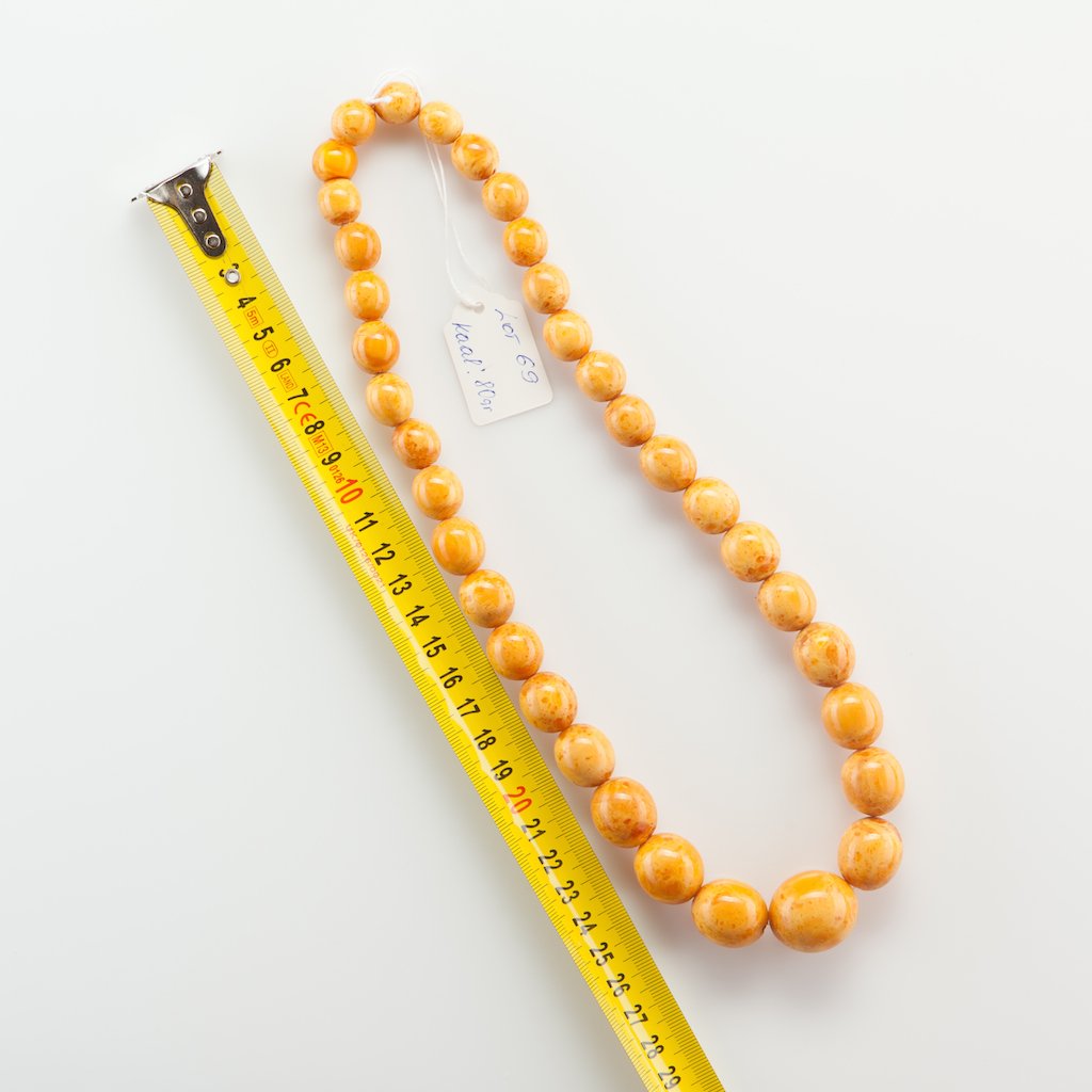 Antique Natural Baltic Amber Butterscotch necklace. — image 1