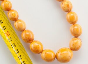Antique Natural Baltic Amber Butterscotch necklace. — image 4
