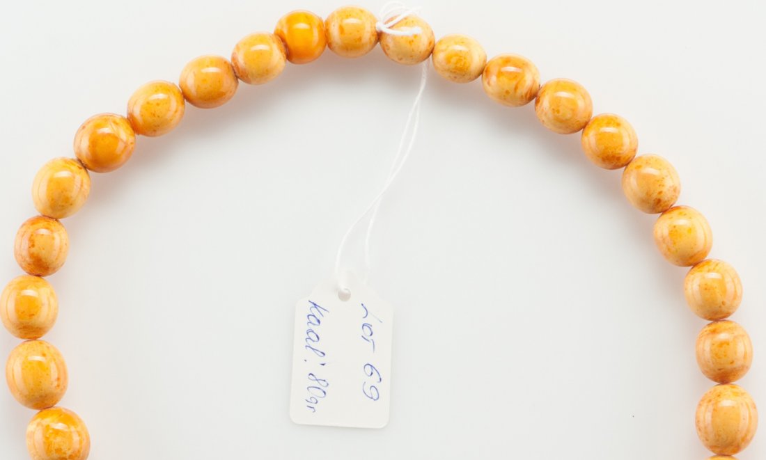 Antique Natural Baltic Amber Butterscotch necklace. — image 5
