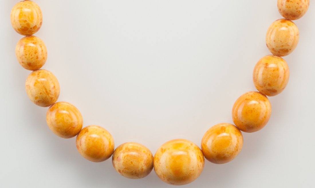 Antique Natural Baltic Amber Butterscotch necklace. — image 6