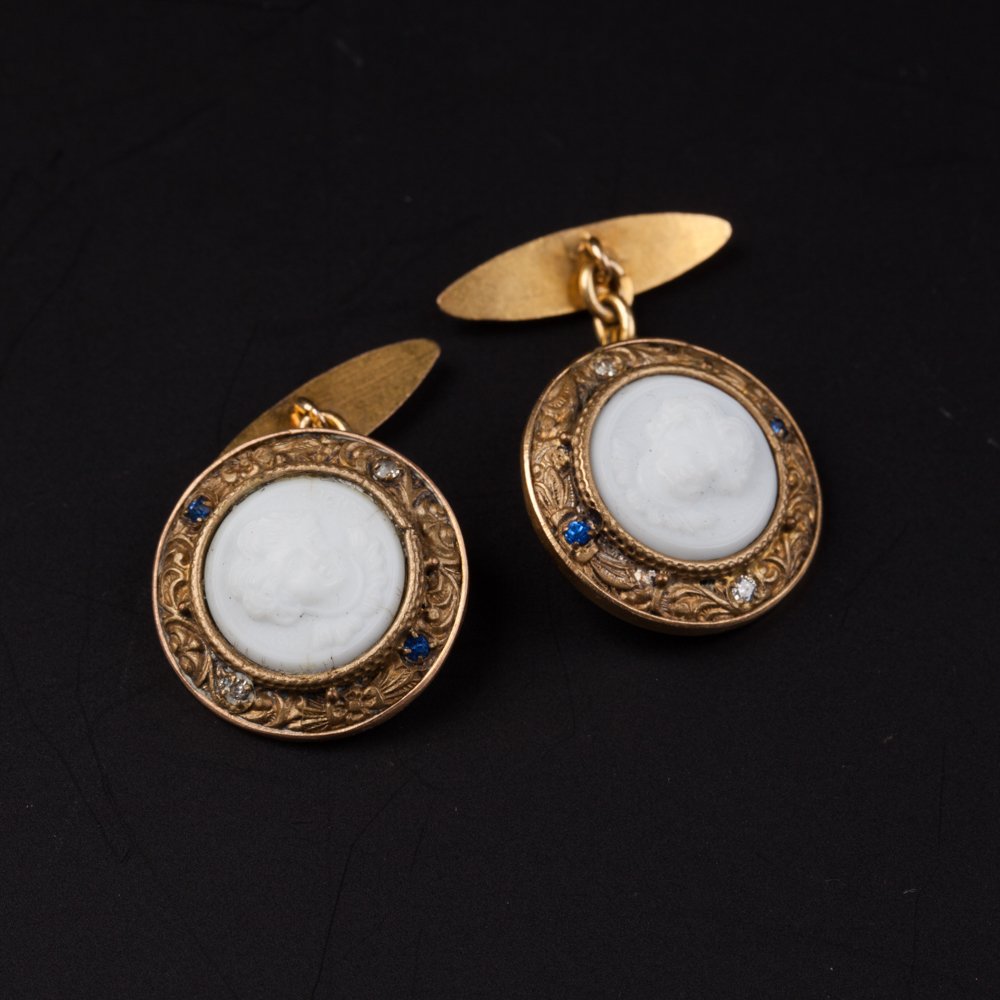 Cuff-links. Gold. 56. — image 1