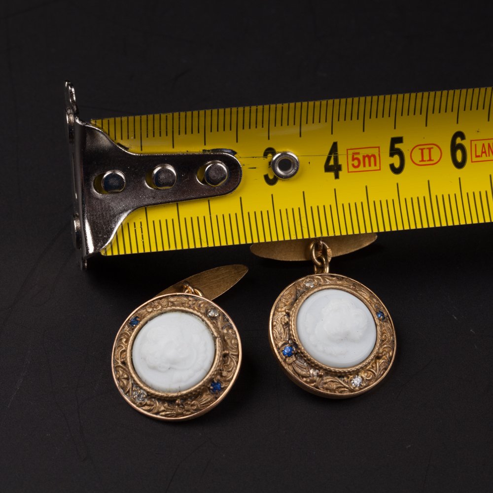 Cuff-links. Gold. 56. — image 3