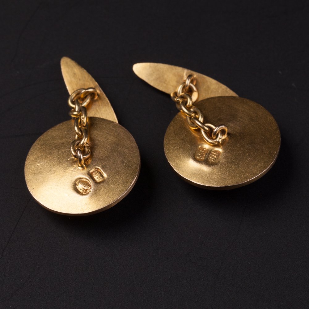 Cuff-links. Gold. 56. — image 4