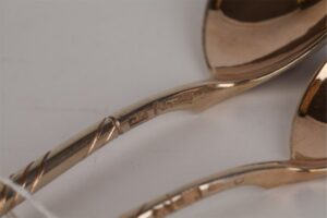 Dessert set: jam spoon and tea spoon. 1841 yr. Moscow. — image 4
