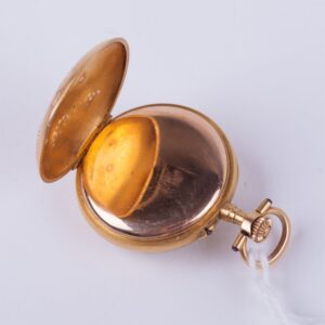 Gold "Le coultre" pocket watch — image 3