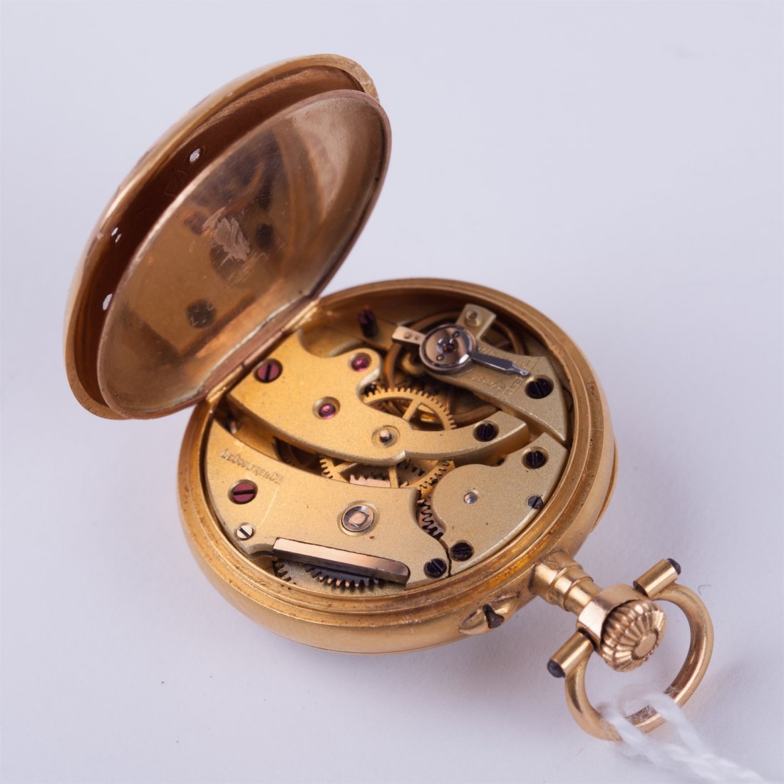 Gold "Le coultre" pocket watch — image 6