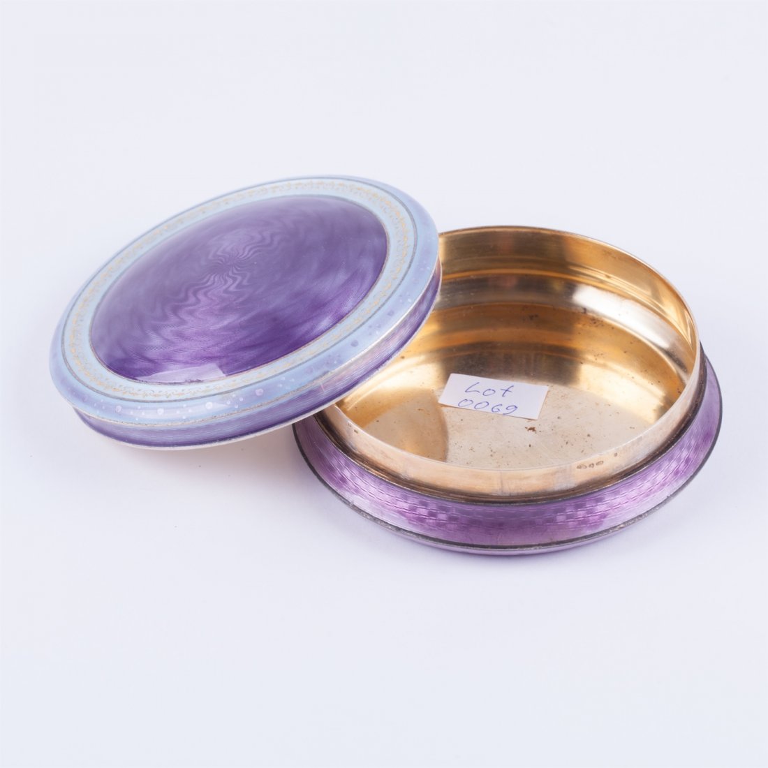 Silver enamel box. — image 5