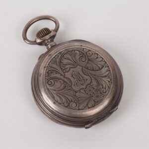 Silver pocket watch "Regulateur". — image 2