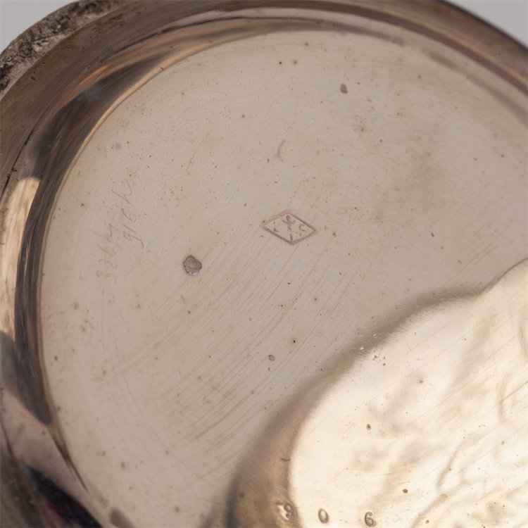 Silver pocket watch "Regulateur". — image 4