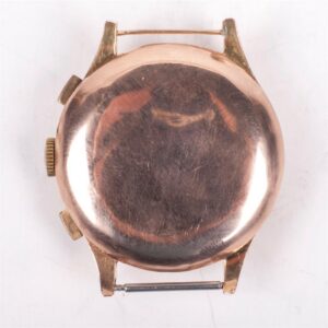 "Suisse" 18K gold men's chronograph wristwatch — image 2