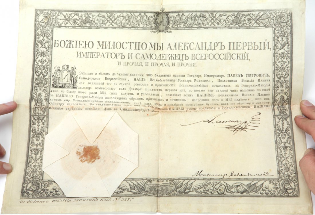 The increasing order of rank from Captain. 1802 year. — image 1