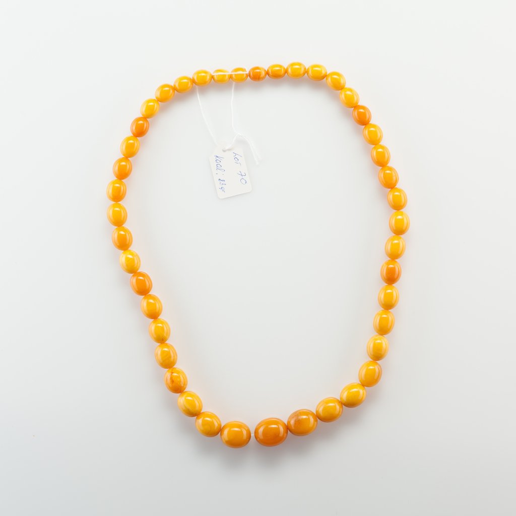 Antique Natural Baltic Amber Butterscotch necklace. — image 1