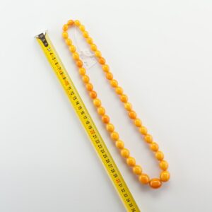 Antique Natural Baltic Amber Butterscotch necklace. — image 2