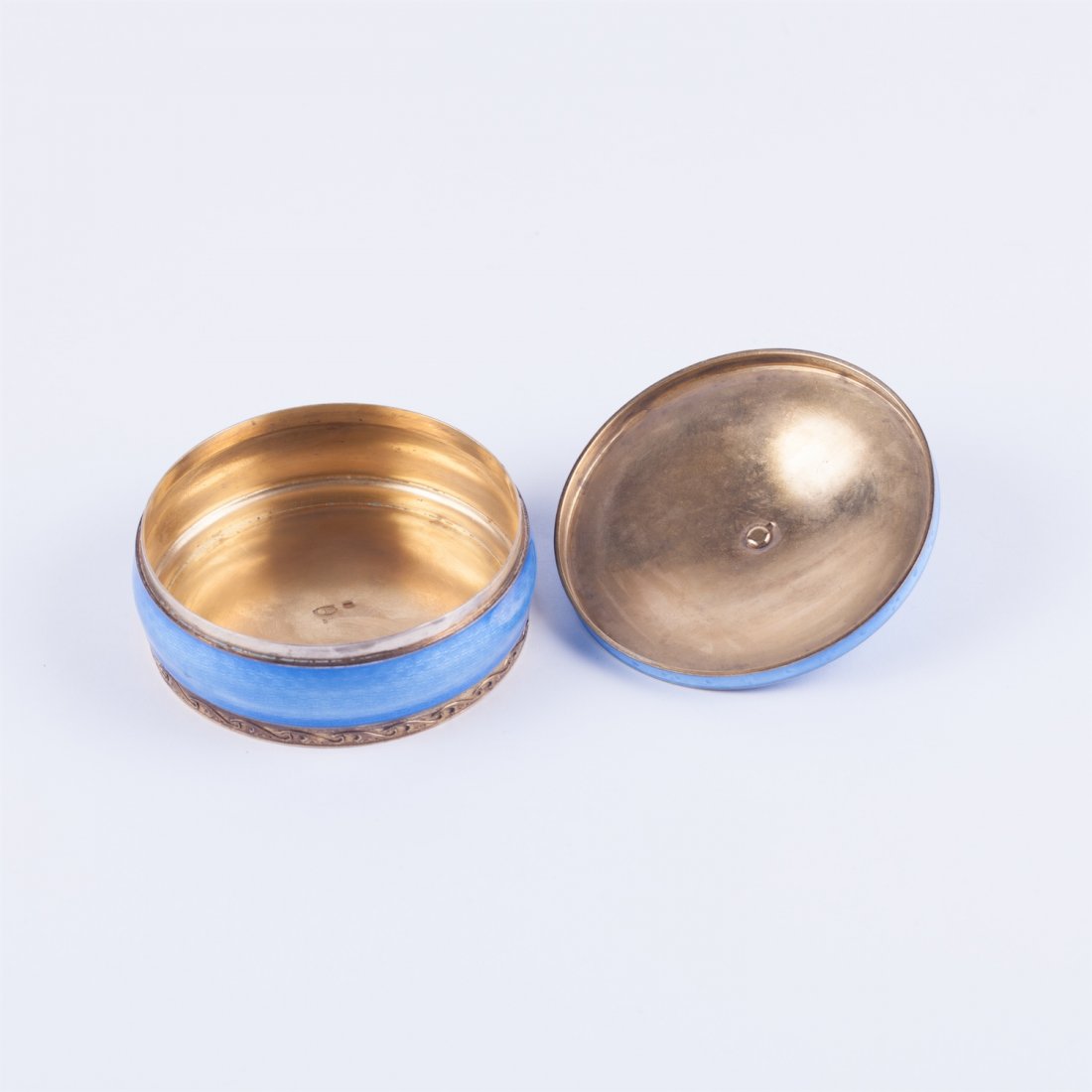 Russian imperial time silver box. — image 4