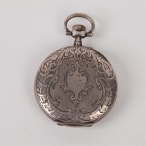 Silver pocket watch "Ernest Mougin Besancon" with — image 2