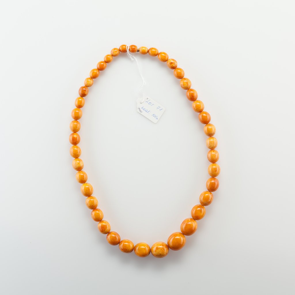 Antique Natural Baltic Amber Butterscotch necklace. — image 3