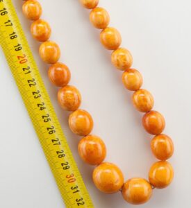 Antique Natural Baltic Amber Butterscotch necklace. — image 4
