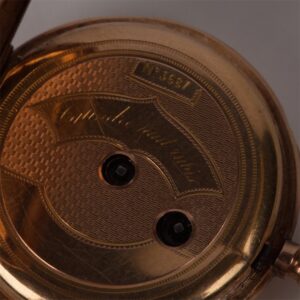 Gold pocket watch with keys. — image 4
