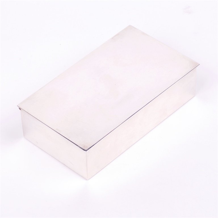 Silver cigarette box. Tiffany & Co. — image 2