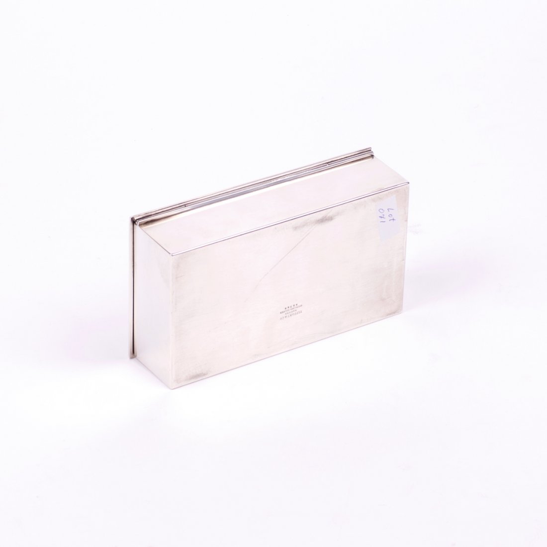 Silver cigarette box. Tiffany & Co. — image 4
