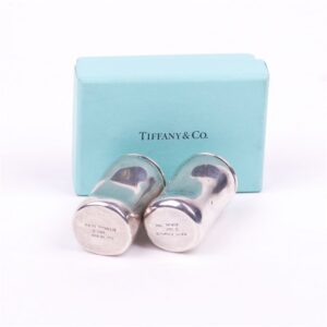 Silver set of saltcellar and peppercellar. Tiffany & — image 3