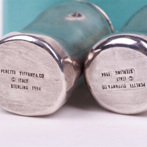 Silver set of saltcellar and peppercellar. Tiffany & — image 4