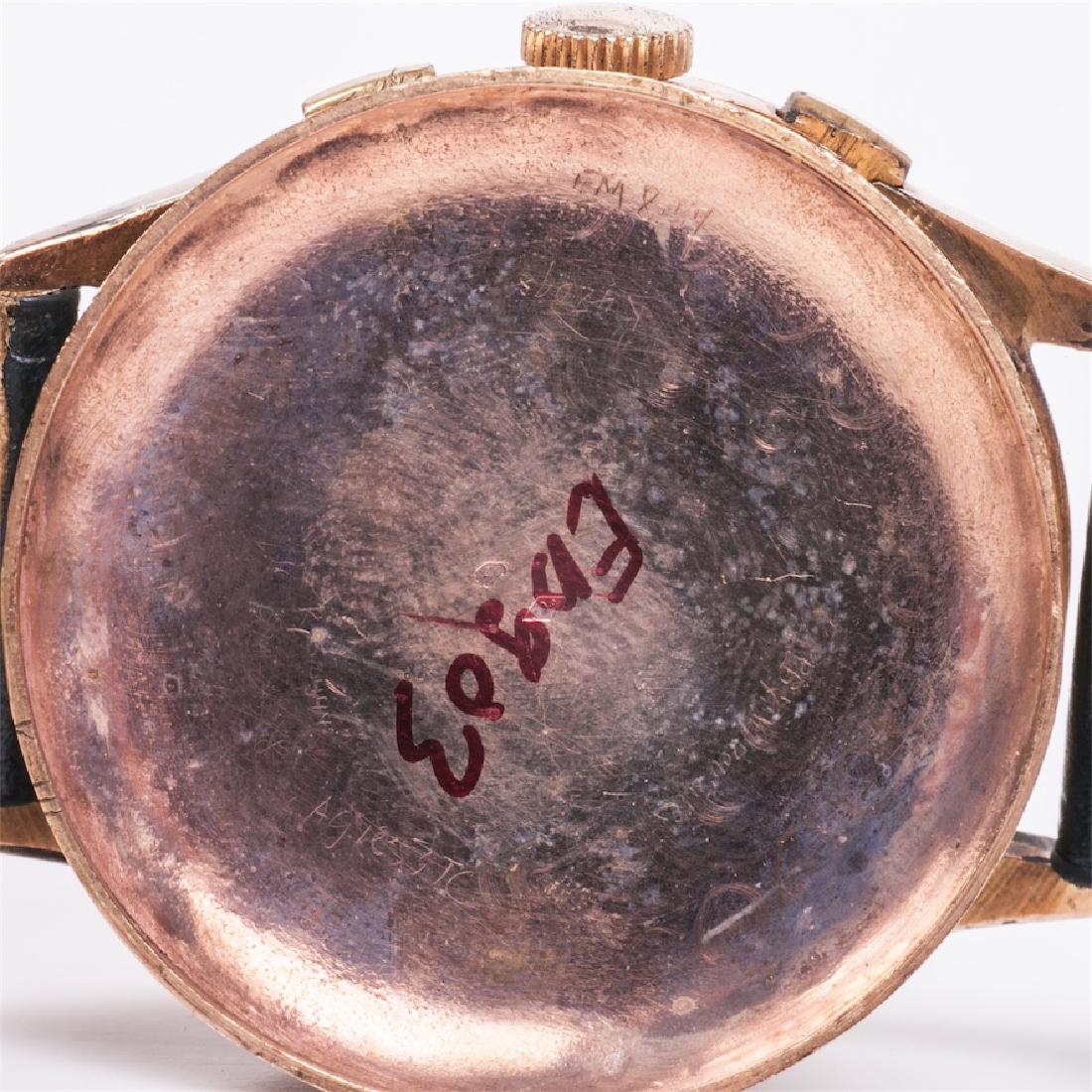 "Exactus" 18K gold chronograph men's wristwatch — image 8