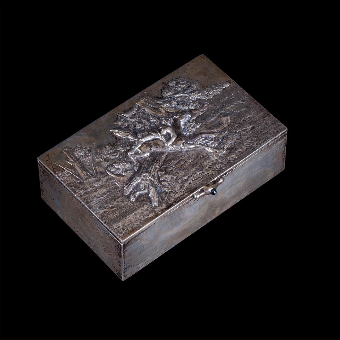 Russian cigar box with a fairytale scene — image 1
