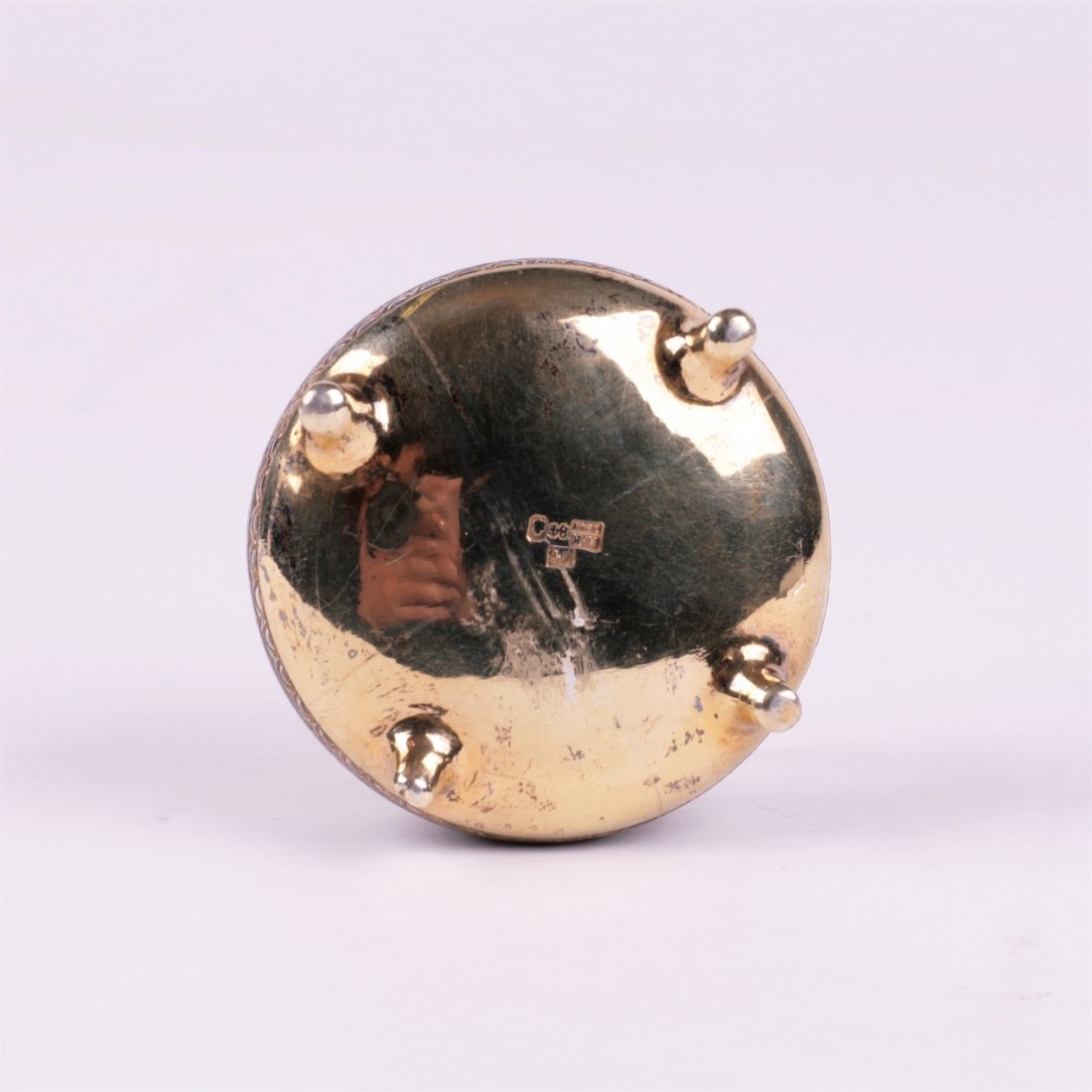Silver salt cellar. Makers mark of Vasilii Semenov. — image 5