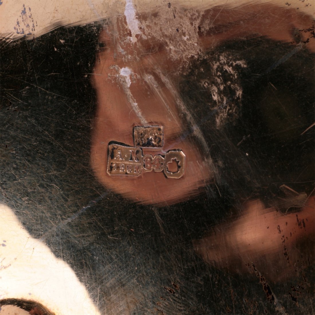 Silver salt cellar. Makers mark of Vasilii Semenov. — image 6