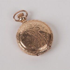 Gilded pocket watch "Elgin". — image 2