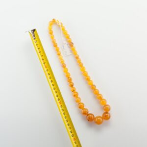 Natural Baltic Amber light yellow necklace. — image 2