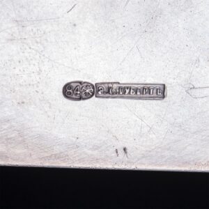 Russian silver en plein enamel casket, E. Shubert — image 6