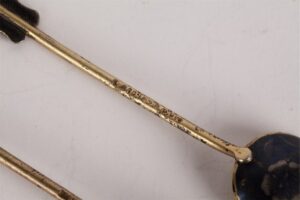 Set of two tea spoons. Ustug, middle of the 19th — image 5