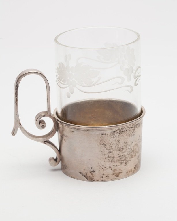 Six russian glass-holders by Faberge — image 2