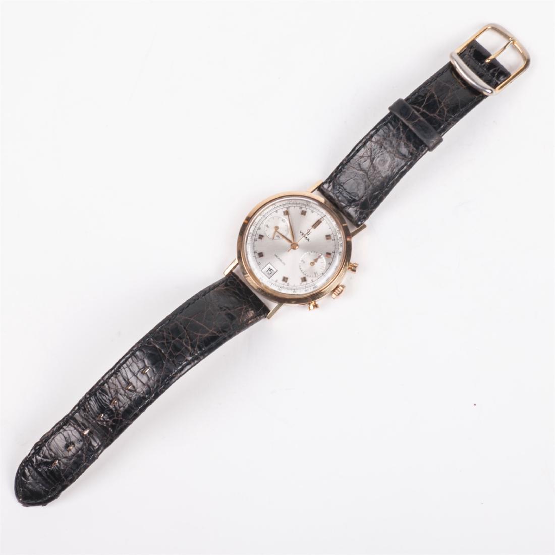 Yema 18K gold men's chronograph wristwatch with — image 2