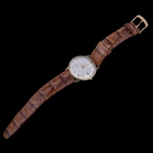 Junghans gold 585 mens wristwatch with calendar — image 2