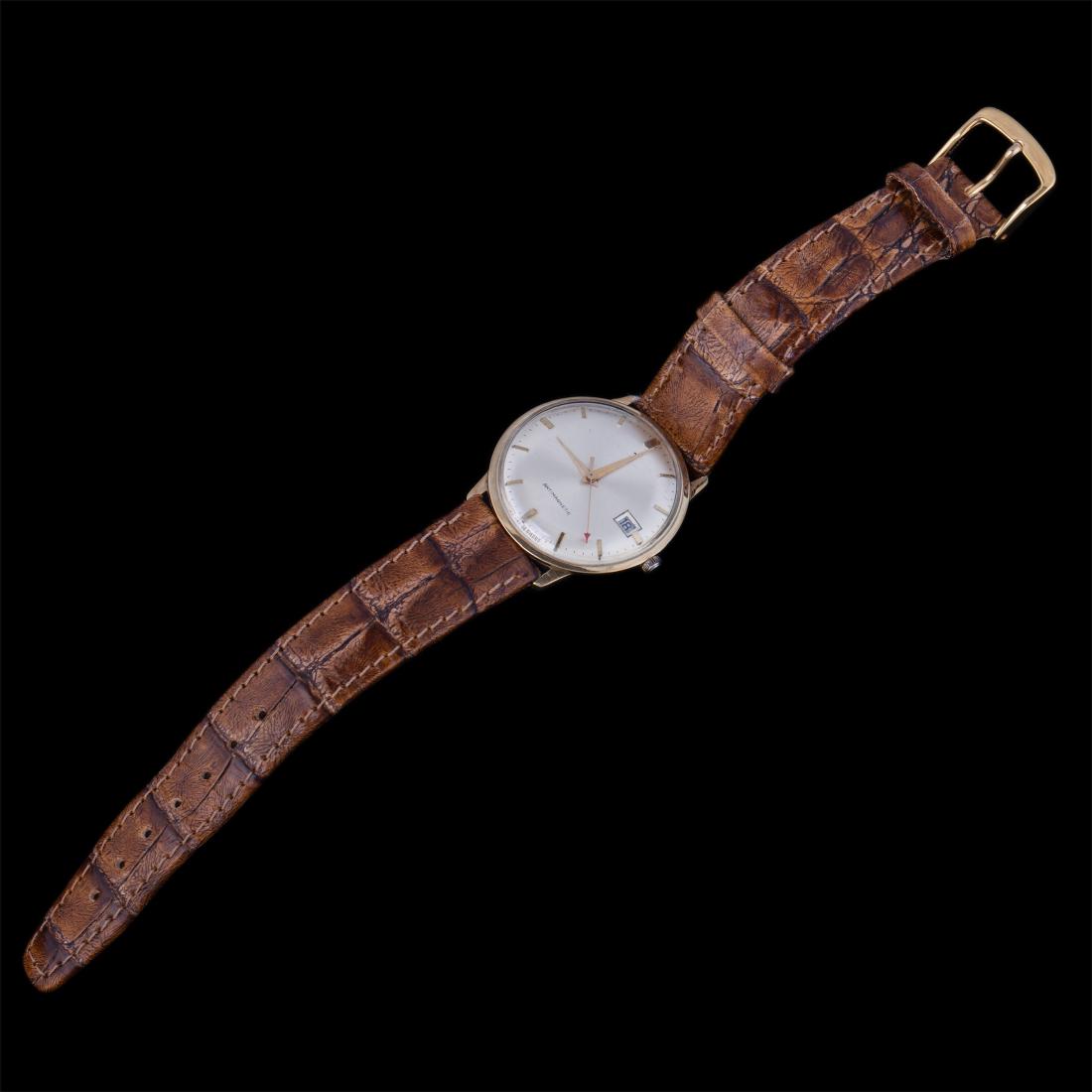 Junghans gold 585 mens wristwatch with calendar — image 2