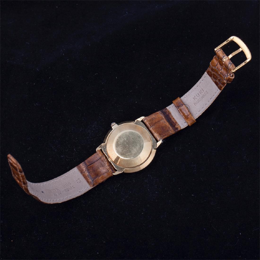 Junghans gold 585 mens wristwatch with calendar — image 3