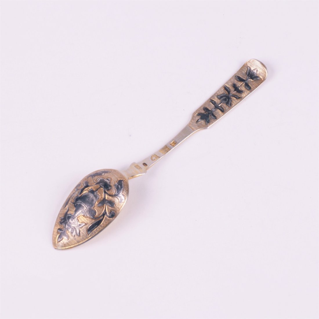 Silver spoon. Moscow, 1838y. — image 1
