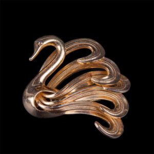 Dior brooch in the shape of swan. 1968 — image 1